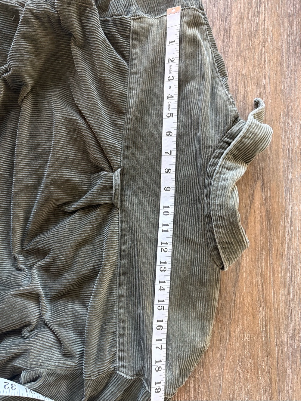 Britches Olive Corduroy Plaid Lined Workwear Shacket - Picture 8 of 11